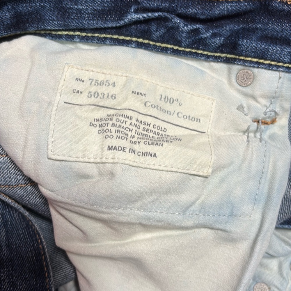 Abercrombie & Fitch Ripped Distressed Jeans 32x32 - Picture 7 of 14